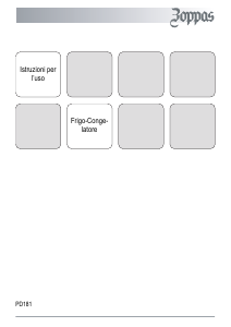 Manuale Zoppas PD182 Frigorifero-congelatore