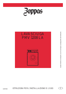 Manuale Zoppas PMV1208LA Asciugatrice