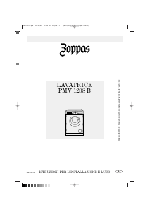 Manuale Zoppas PMV1208B Lavatrice