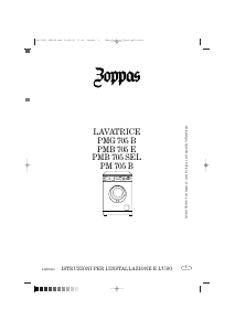 Manuale Zoppas PMB705SEL Lavatrice