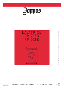 Manuale Zoppas PM703B Lavatrice