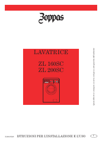Manuale Zoppas ZL160SC Lavatrice