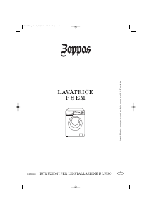 Manuale Zoppas P8EM Lavatrice