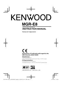 Manual Kenwood MGR-E8 Audio Recorder