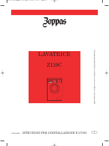 Manuale Zoppas Z110C Lavatrice