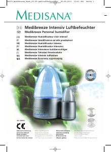 Manual de uso Medisana Medibreeze Humidificador