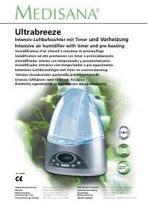 Handleiding Medisana Ultrabreeze Luchtbevochtiger