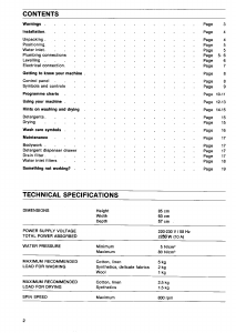 Manual Zoppas PWD8T Washer-Dryer