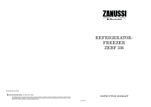 Handleiding Zanussi-Electrolux ZEBF336 Koel-vries combinatie