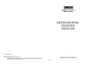 Handleiding Zanussi-Electrolux ZERB3120 Koel-vries combinatie