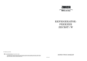 Handleiding Zanussi-Electrolux ZECBST/W Koel-vries combinatie