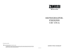 Handleiding Zanussi-Electrolux CZC17/6A Koel-vries combinatie