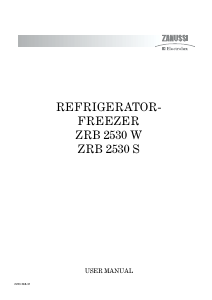 Manual Zanussi-Electrolux ZRB2530W Fridge-Freezer