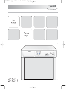 Manual Zanussi-Electrolux ZDC46130S Dryer