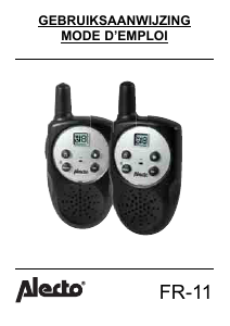 Handleiding Alecto FR-11 Walkie-talkie