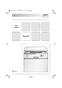 Manual Zanussi-Electrolux ZDF121 Dishwasher