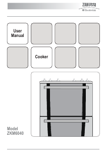 Manual Zanussi-Electrolux ZKM6040SN Range