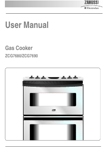 Manual Zanussi-Electrolux ZCG7690XN Range