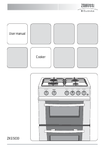 Bruksanvisning Zanussi-Electrolux ZKG5030WN1 Spis