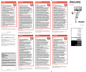 Manual Philips HP4349 Secador de cabelo