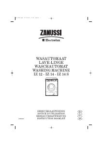 Manual Zanussi-Electrolux IZ12 Washing Machine
