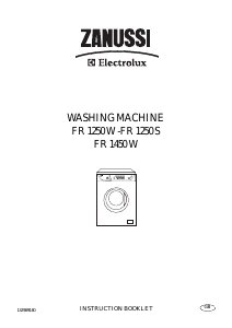 Manual Zanussi-Electrolux FR 1250 W Washing Machine
