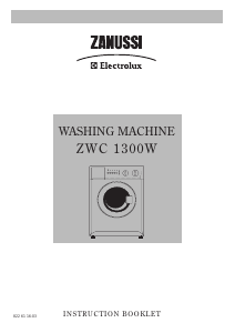 Handleiding Zanussi-Electrolux FCS 1320 C Wasmachine