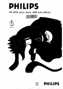Bruksanvisning Philips HP4395 Hårtork