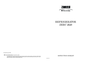 Handleiding Zanussi-Electrolux ZERC2620 Koelkast