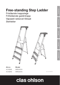 Bruksanvisning Clas Ohlson WR2391A Stege