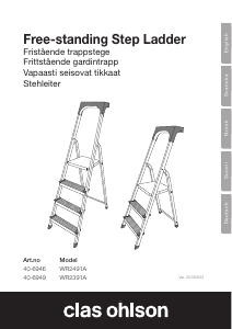 Manual Clas Ohlson WR2491A Ladder