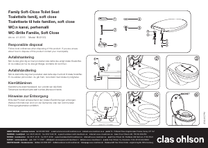 Manual Clas Ohlson BU212Q Toilet Seat