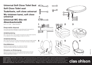 Bruksanvisning Clas Ohlson BU522Q Toalettsits