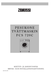 Käyttöohje Zanussi FCS 720 C Pesukone