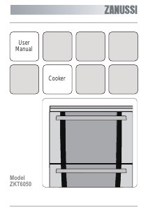 Manual Zanussi ZKT6050X Range