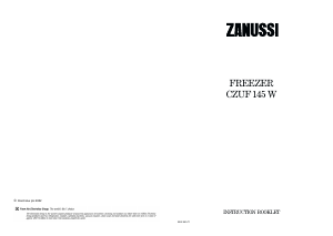 Manual Zanussi CZUF145W Freezer