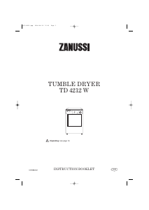 Manual Zanussi TD 4212 W Dryer