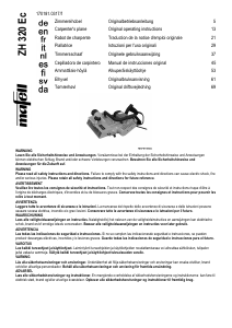 Manuale Mafell ZH 320 Ec Pialletto