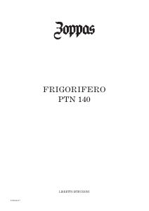 Manuale Zoppas PTN140 Frigorifero