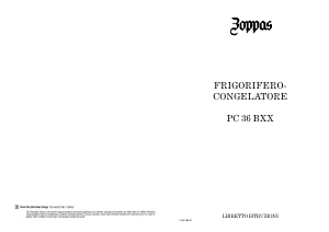 Manuale Zoppas PC36BXX Frigorifero-congelatore