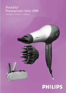 Manual de uso Philips HP4876 Secador de pelo