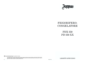 Manuale Zoppas PDX350 Frigorifero-congelatore