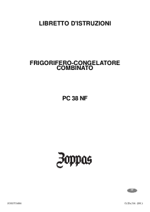 Manuale Zoppas PC36NF Frigorifero-congelatore