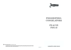 Manuale Zoppas PDX43 Frigorifero-congelatore