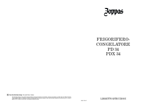 Manuale Zoppas PDX34 Frigorifero-congelatore