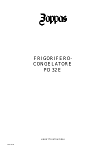 Manuale Zoppas PD32E Frigorifero-congelatore