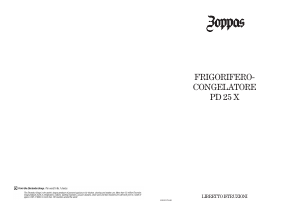 Manuale Zoppas PD25X Frigorifero-congelatore