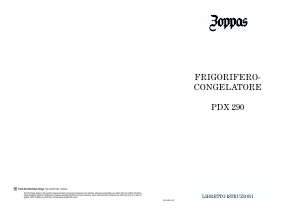 Manuale Zoppas PDX290 Frigorifero-congelatore