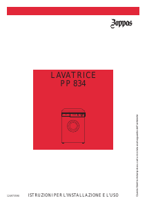 Manuale Zoppas PP834 Lavatrice