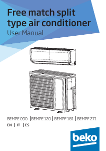 Manuale BEKO BEMPE 120 Condizionatore d’aria